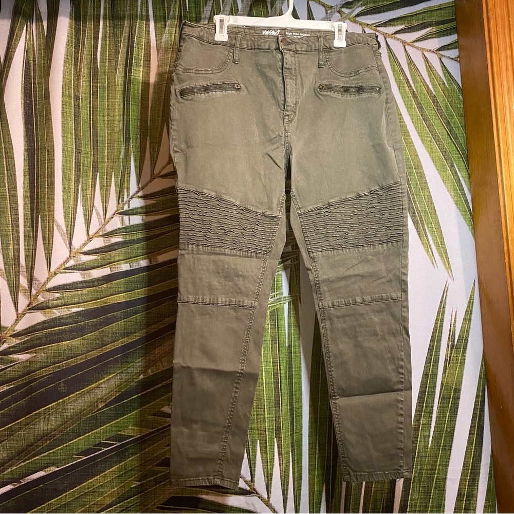 Mossimo High Rise Moto Jegging